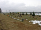 Cmentarz - widok zima 2014-15